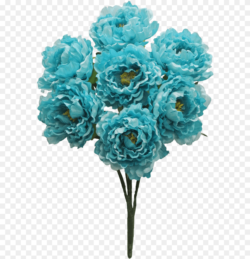Turquoise Peony Flowers, Plant, Flower, Flower Arrangement, Flower Bouquet Png Image