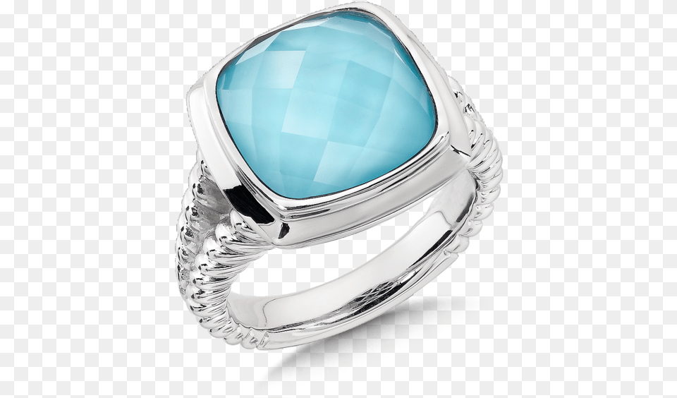 Turquoise Ring In Sterling Silver Colore Sg, Accessories, Jewelry, Gemstone, Clothing Png Image