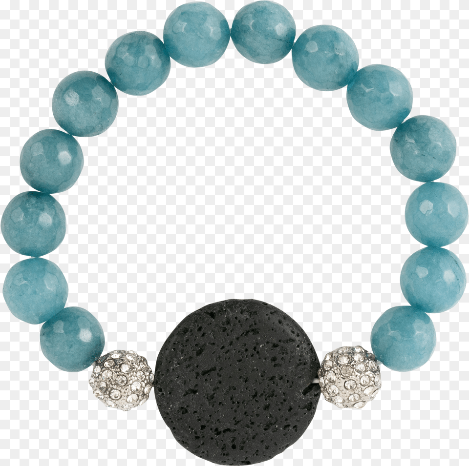 Turquoise Round Black Lava Stone Amp 2 Fireballs, Accessories, Bracelet, Jewelry, Chandelier Free Png