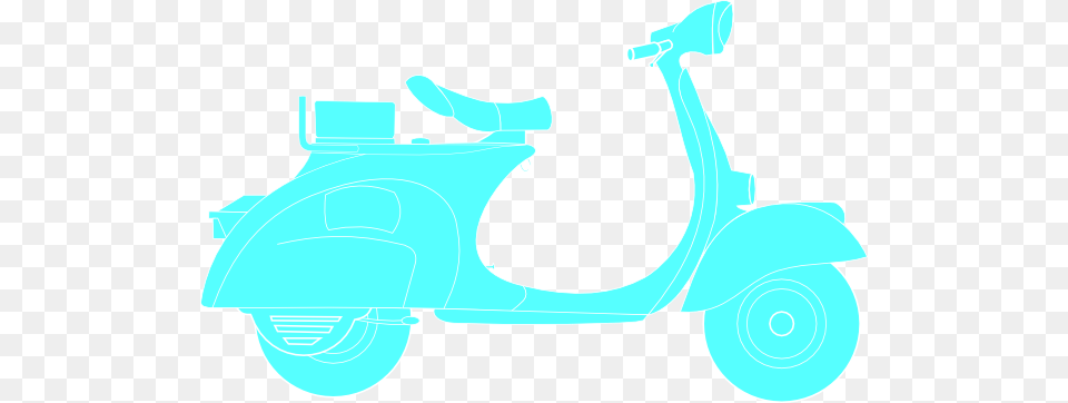 Turquoise Scooter Svg Clip Arts 600 X 362 Px, Transportation, Vehicle, Motorcycle Free Transparent Png