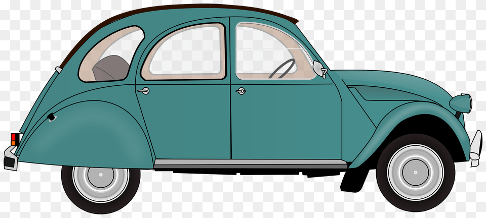 Turquoise Volkswagen Beetle Clipart, Car, Sedan, Transportation, Vehicle Free Png