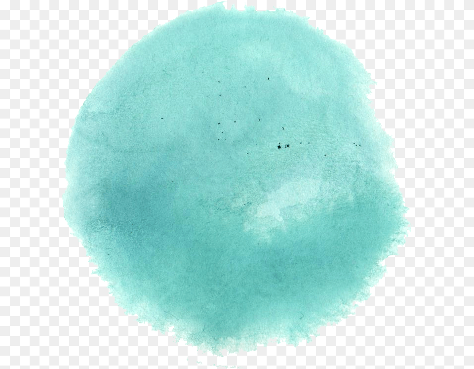 Turquoise Watercolor Circle Watercolor Paint, Home Decor, Outdoors, Nature, Art Free Png
