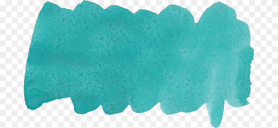 Turquoise Watercolor Stroke, Paper, Outdoors Free Png