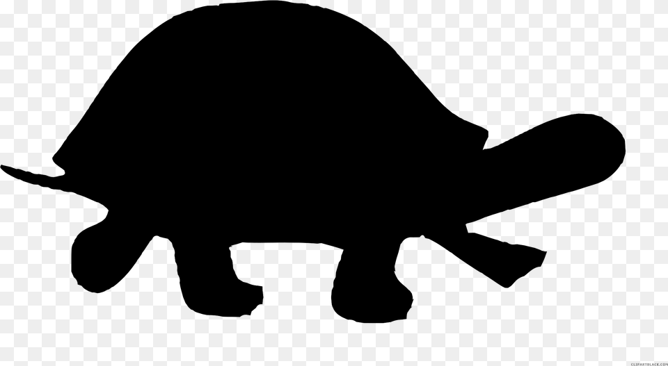 Turtle Animal Black Turtle Silhouette Clipart, Gray Free Transparent Png