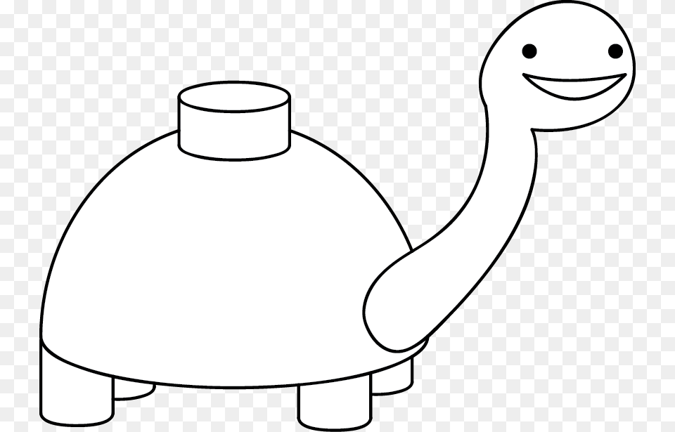 Turtle Black And White Vertebrate, Stencil, Art Free Transparent Png