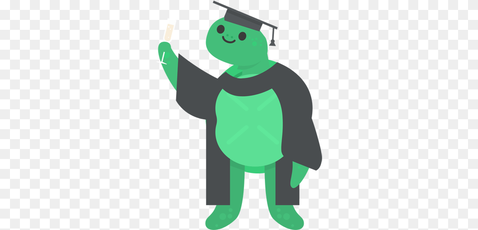 Turtle Cheers Graduation Ceremony, Green, People, Person, Baby Free Transparent Png