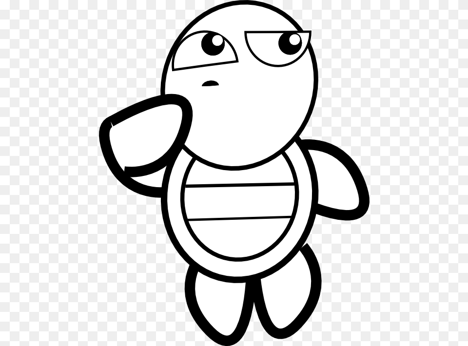 Turtle Clip Art Black And White, Ammunition, Grenade, Weapon, Face Png