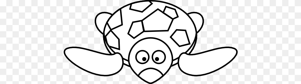 Turtle Clip Art Clipart Fans Animals Clipart Black And White, Ball, Football, Soccer, Soccer Ball Png Image