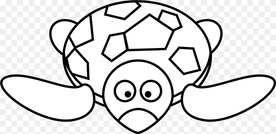 Turtle Clipart Black And White Animals Hd Clipart Black N White, Ball, Football, Soccer, Soccer Ball Free Png Download