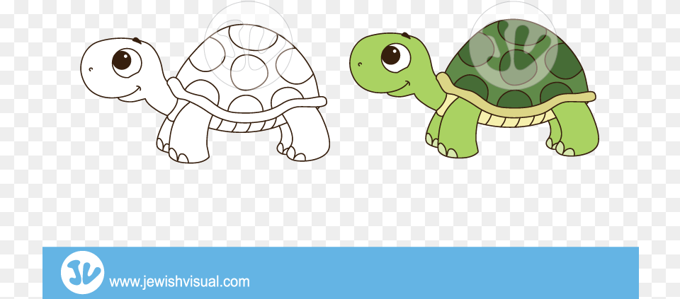 Turtle Clipart Jvisual, Animal, Reptile, Sea Life, Tortoise Png Image
