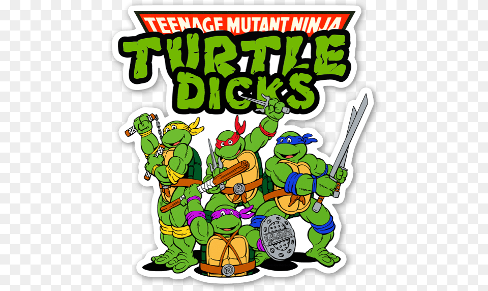 Turtle Dicks Teenage Mutant Turtle Dicks, Book, Comics, Publication, Baby Free Transparent Png