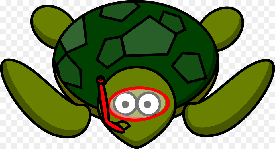 Turtle In A Swimming Mask Clipart, Ball, Sport, Football, Soccer Ball Free Transparent Png