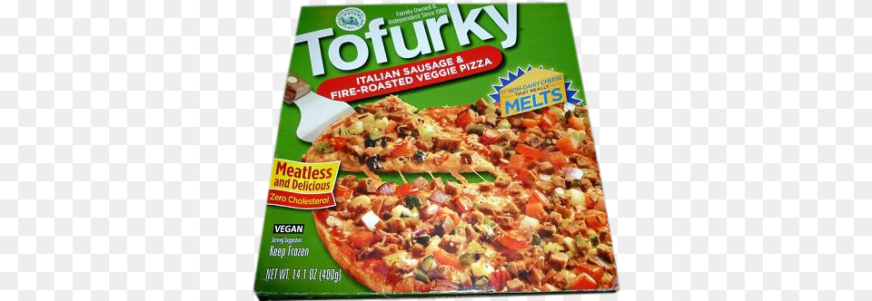 Turtle Island Tofurky Italian Sausage Amp Veggies Pizza Does A Vegan Eat, Advertisement, Food, Poster Free Png Download