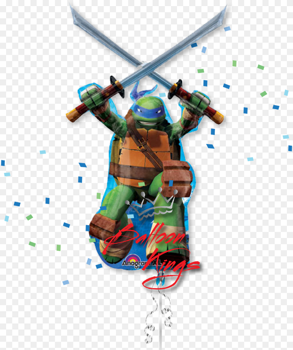 Turtle Leonardo Teenage Mutant Ninja Turtle Leonardo, Sword, Weapon, Adult, Female Free Png