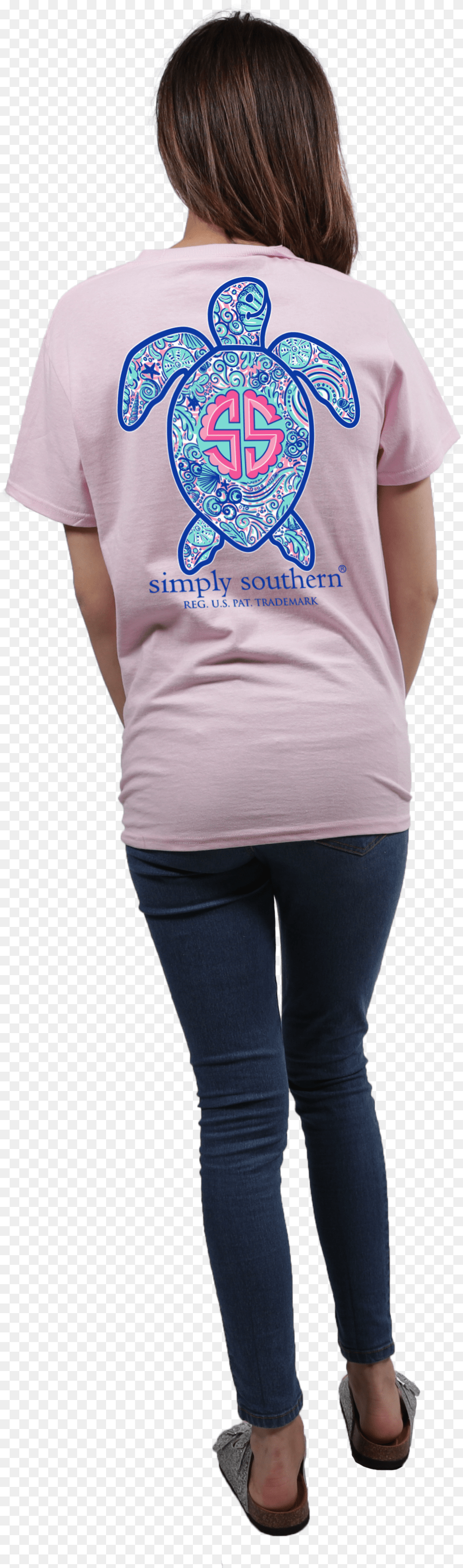 Turtle Logo Shell Short Sleeve T Shirt Shirt, Pants, T-shirt, Clothing, Person Free Transparent Png