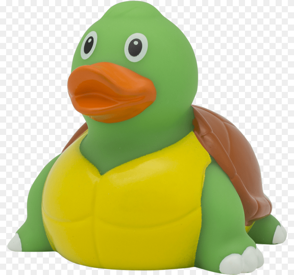Turtle Rubber Duck By Lilalu Duck, Toy, Plush Free Transparent Png