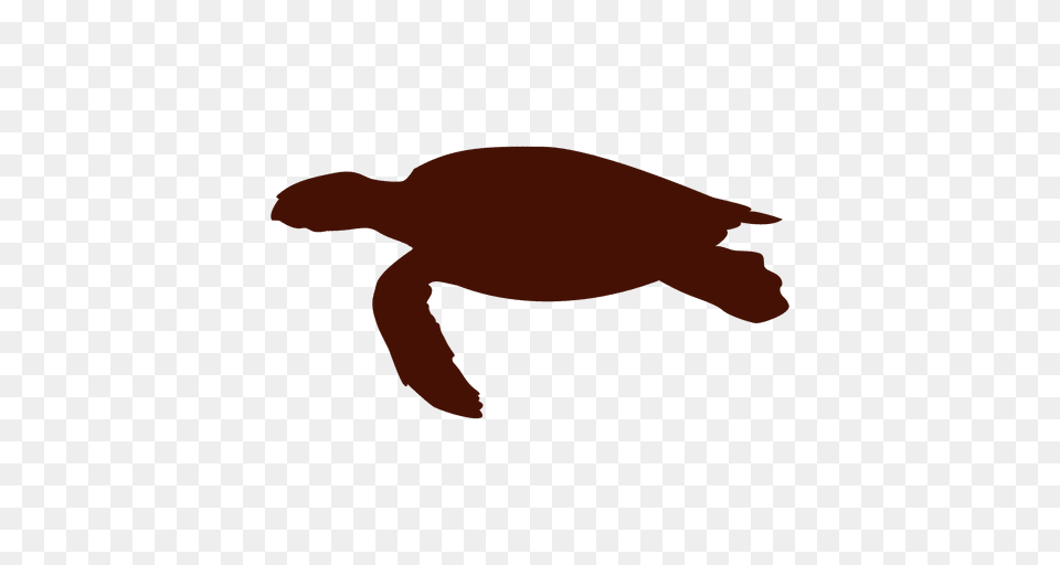 Turtle Swimming Silhouette, Animal, Reptile, Sea Life, Sea Turtle Free Png Download