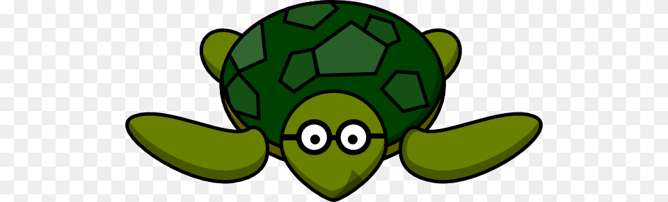 Turtle With Glasses Clip Arts Download, Green, Ball, Sport, Football Png