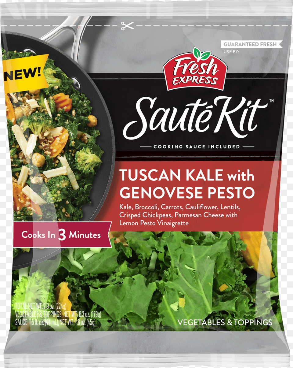 Tuscan Kale Saut Kit Fresh Express Saute Kit, Advertisement, Cutlery, Poster, Spoon Free Png Download