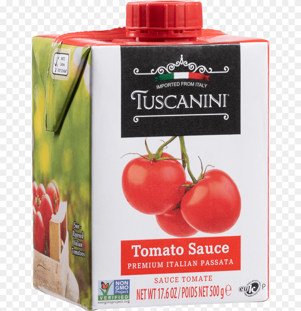 Tuscanini Tomato Sauce Non Gmo Project, Box, Food, Ketchup, Produce Png