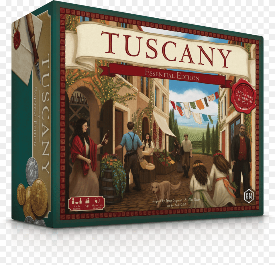 Tuscany Board Game, Woman, Adult, Publication, Person Free Png Download