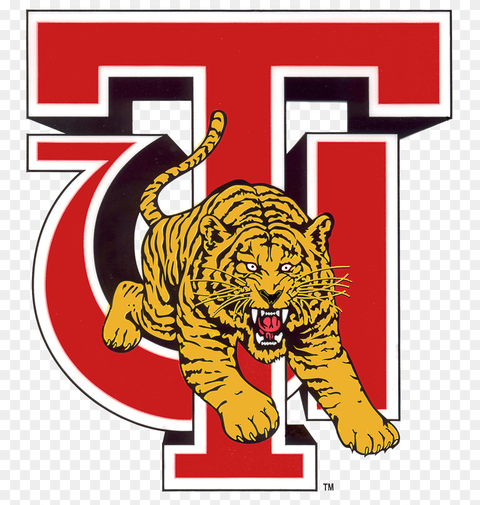 Tuskegee University Athletics Logo, Animal, Mammal, Tiger, Wildlife Free Png Download