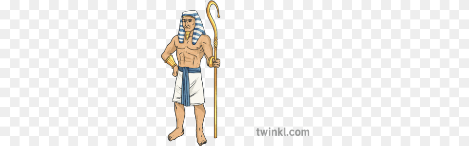 Tutankhamun Angry Person Pharaoh Tut King Egypt Egyptian Egypt Pharaoh Person, Stick, Adult, Male, Man Free Transparent Png