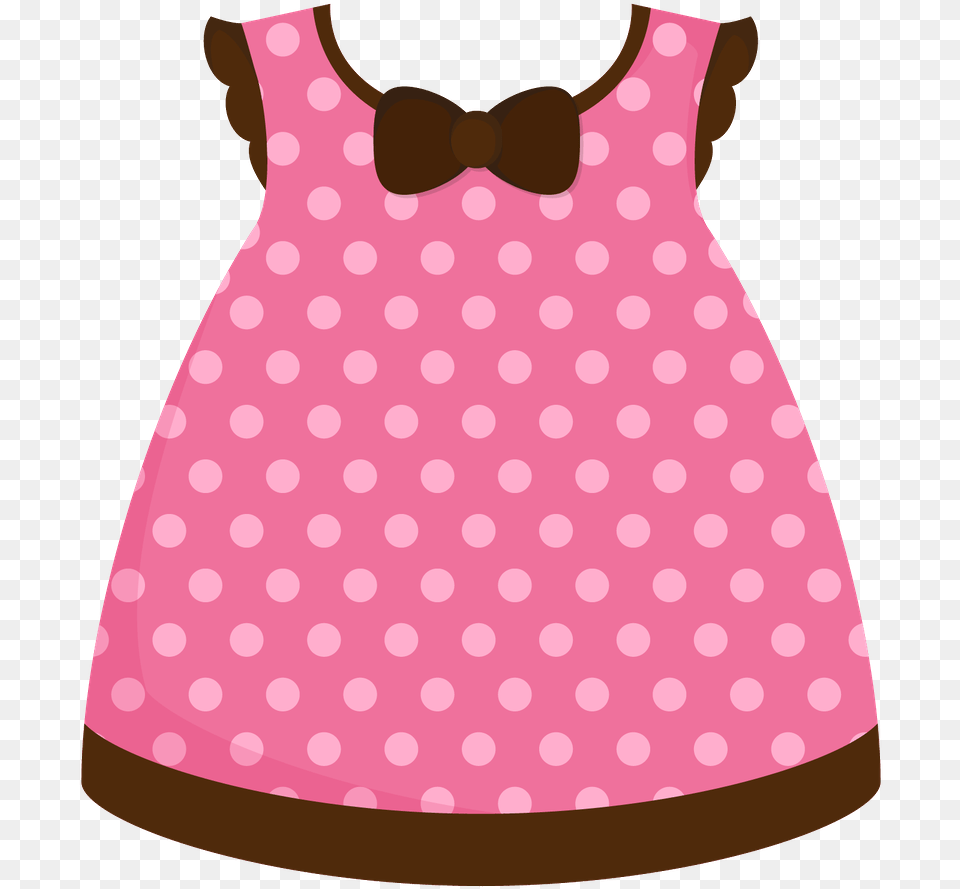 Tutu Clipart Baby Frock Girls Dress Clip Art, Pattern, Polka Dot, Accessories, Jewelry Free Png Download
