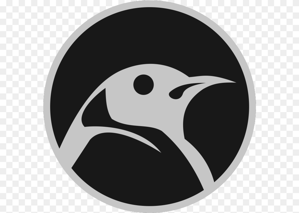 Tux Circle, Disk, Animal, Beak, Bird Png