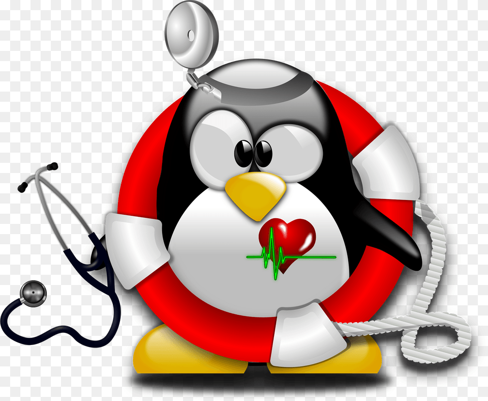 Tux Emergency Paramedic Clipart, Water, Smoke Pipe, Life Buoy Png Image