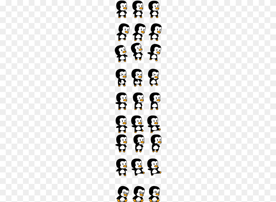 Tux From Linux Linux Penguin Sprite, Text Png Image