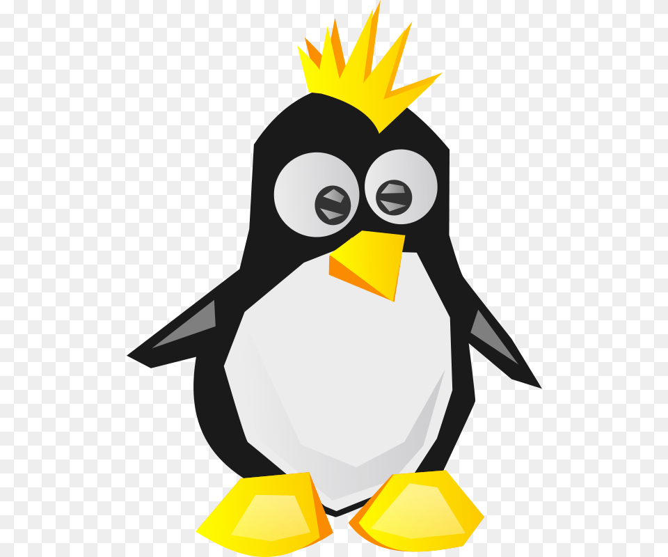 Tux Sharp, Animal, Bird, Penguin, Person Free Png Download