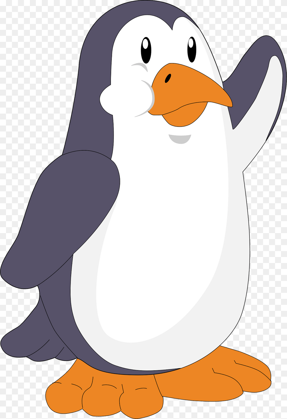 Tux Waving Clipart, Animal, Beak, Bird, Fish Png Image