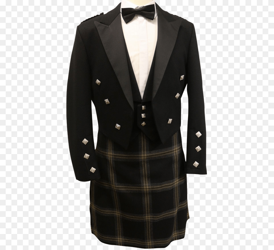 Tuxedo, Clothing, Skirt, Tartan, Coat Png