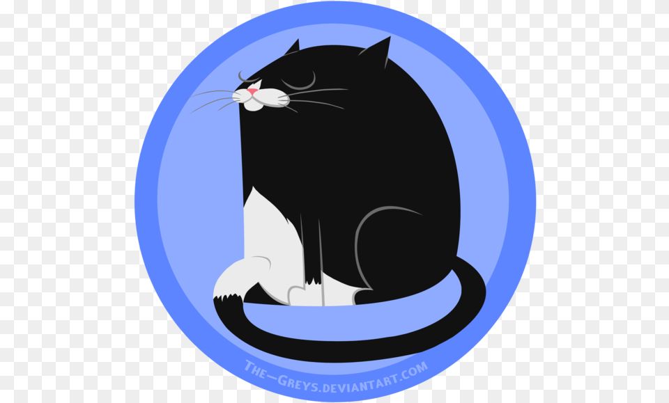 Tuxedo Cat By The Greys Clip Art Black Cat Yawns, Animal, Mammal, Pet Png Image