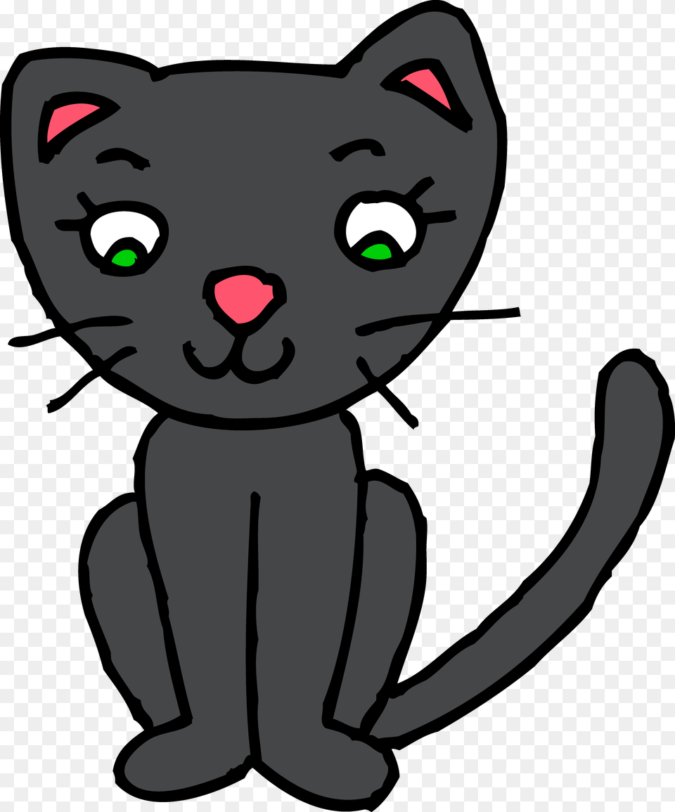 Tuxedo Cat Face Clip Art, Animal, Mammal, Pet, Baby Free Png Download