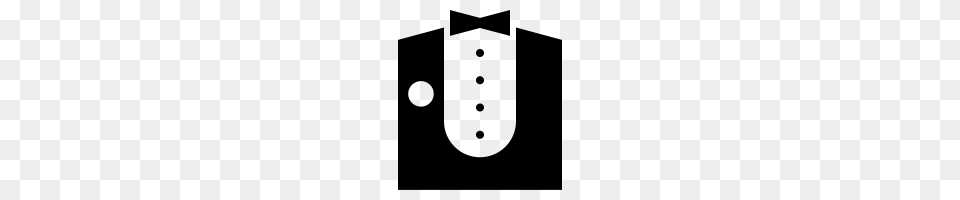 Tuxedo Icons Noun Project, Gray Free Png