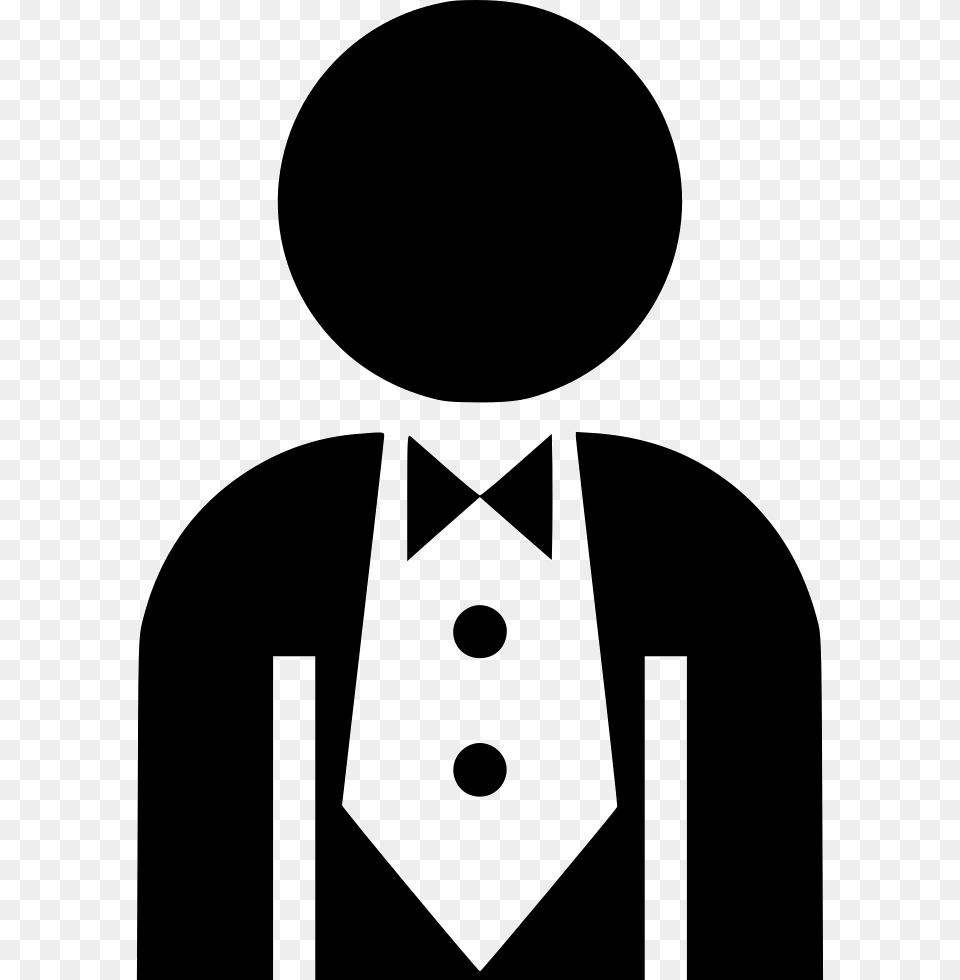 Tuxedo Illustration, Accessories, Formal Wear, Stencil, Tie Free Png Download