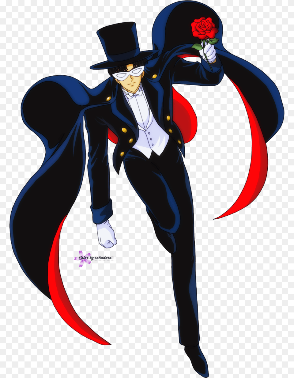 Tuxedo Mask, Book, Comics, Publication, Clothing Png