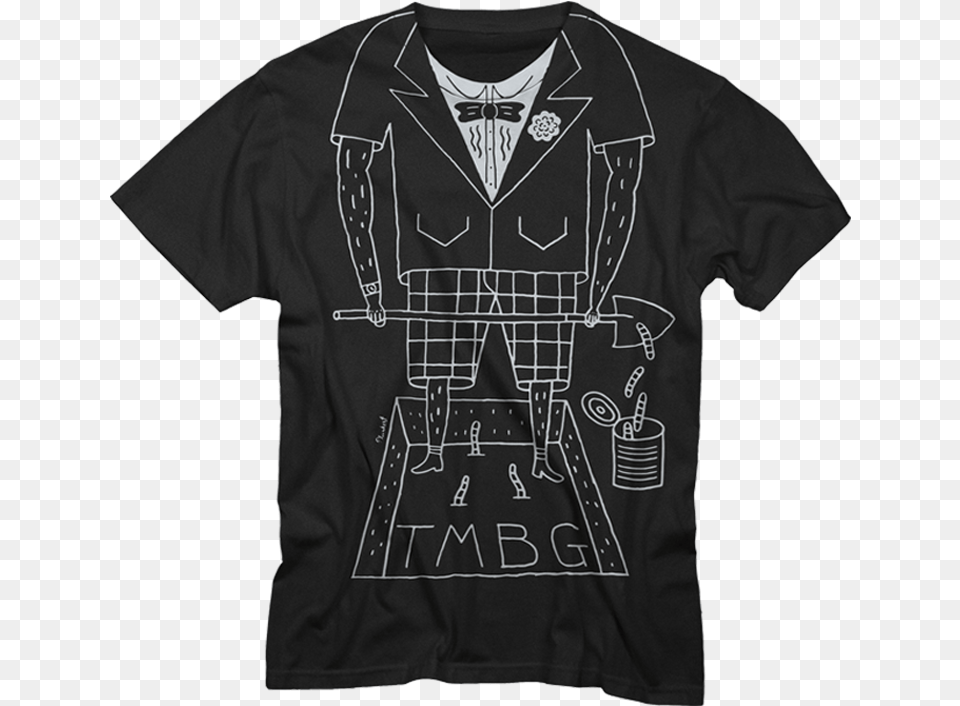 Tuxedo On Black Monochrome, Clothing, Shirt, T-shirt Free Png Download