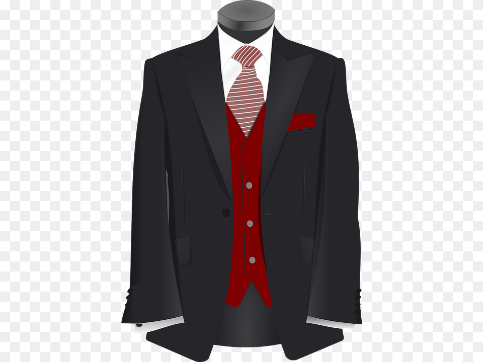 Tuxedo Suit Tie Black Maroon Red Wedding Groom Suit Clipart, Accessories, Jacket, Formal Wear, Coat Free Png