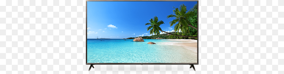 Tv Amp Home Theater Deals Chois Custom Films Cf1046 Beach Sky Plam Trees Glass, Monitor, Outdoors, Nature, Screen Free Png Download