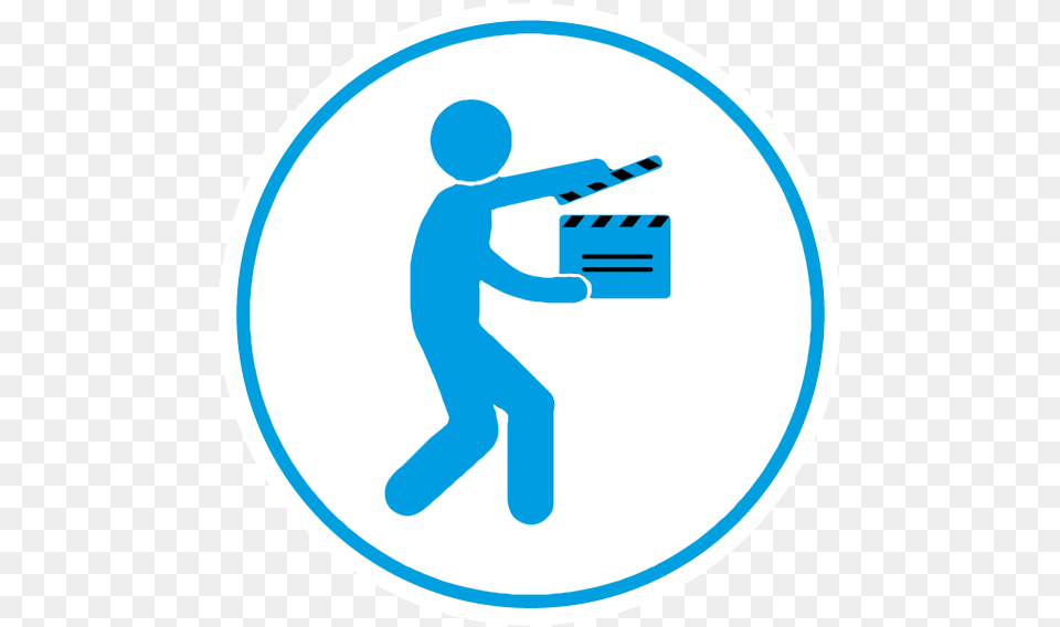 Tv And Film Circle, Box, Sign, Person, Package Delivery Free Png
