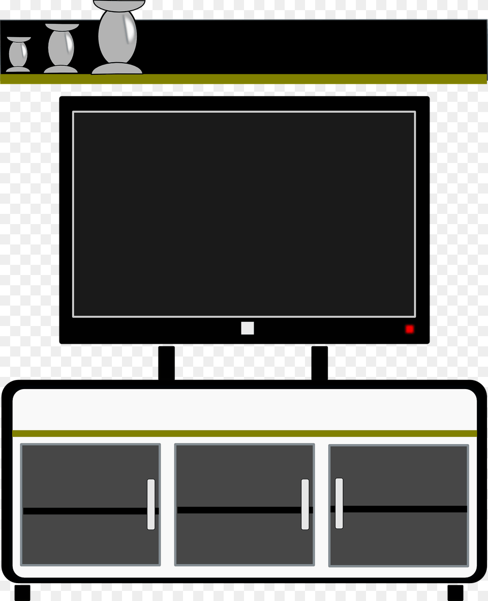 Tv Cabinet Clipart, Computer Hardware, Electronics, Hardware, Monitor Free Png