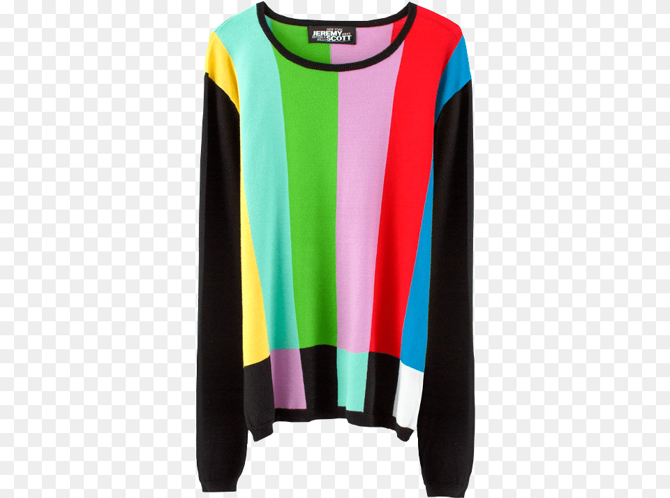 Tv Color Bar Tv Color Bar Shirt, Clothing, Knitwear, Long Sleeve, Sleeve Png