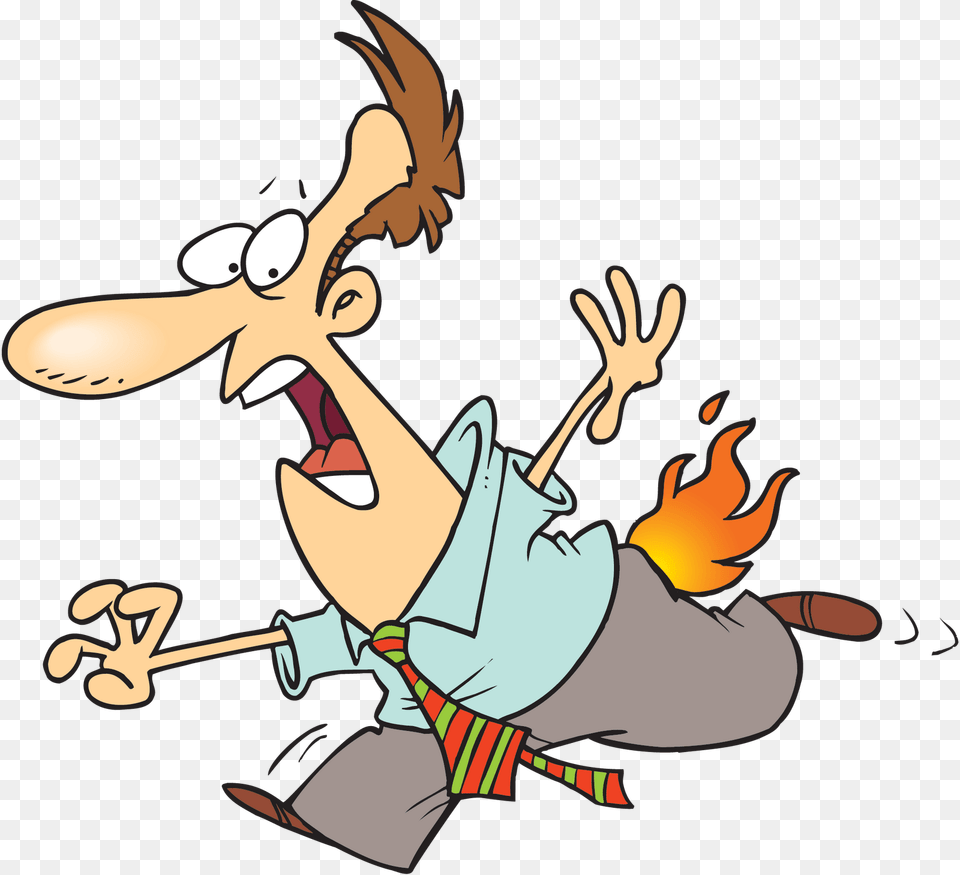 Tv Fire Cliparts, Cartoon, Person Free Png Download