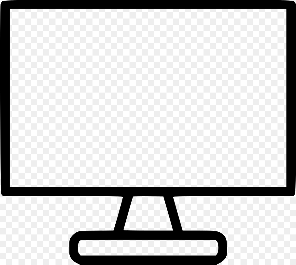 Tv Led Lcd Monitor Screen Icon, Electronics, Computer Hardware, Hardware, White Board Png