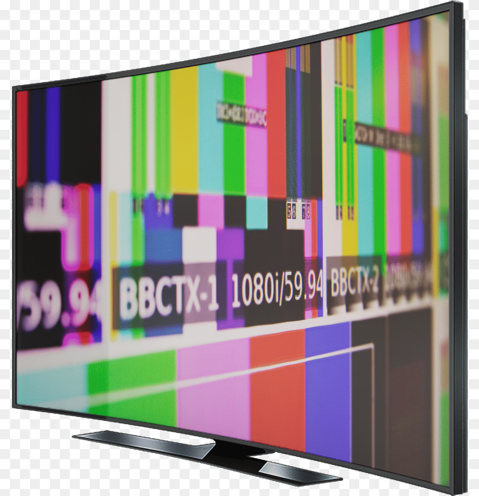 Tv Mock Colour Bars Tv, Computer Hardware, Electronics, Hardware, Monitor Png