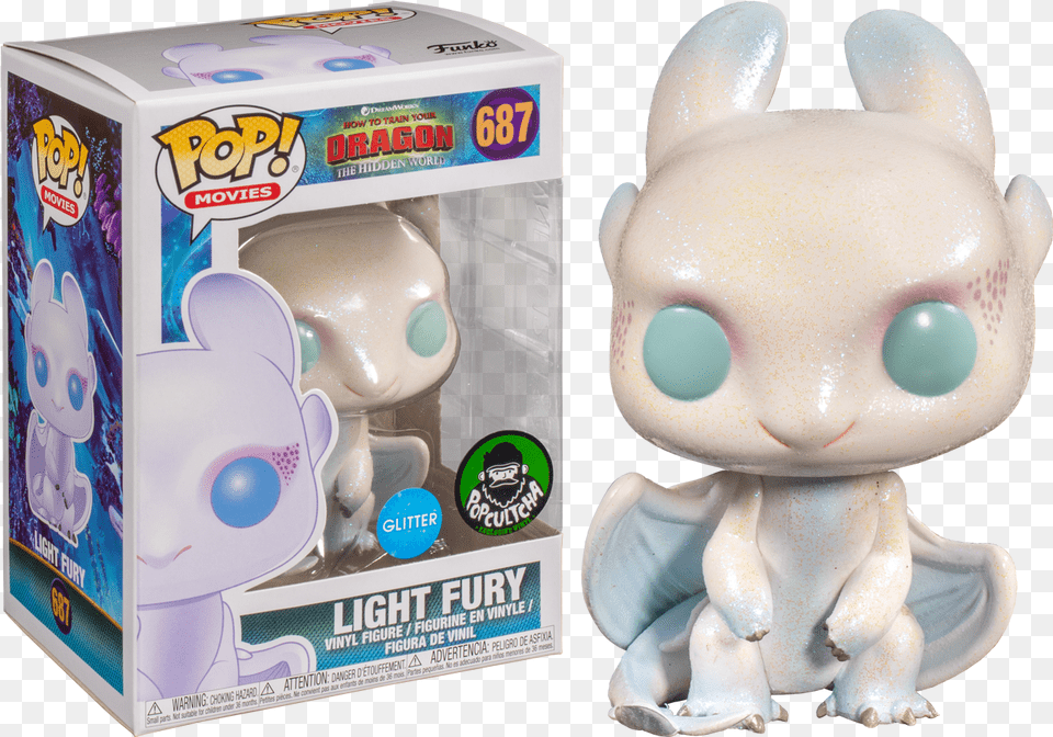 Tv Movies U0026 Video Games Toys Funko Pop How Light Fury Funko Pop, Plush, Toy, Face, Head Png Image