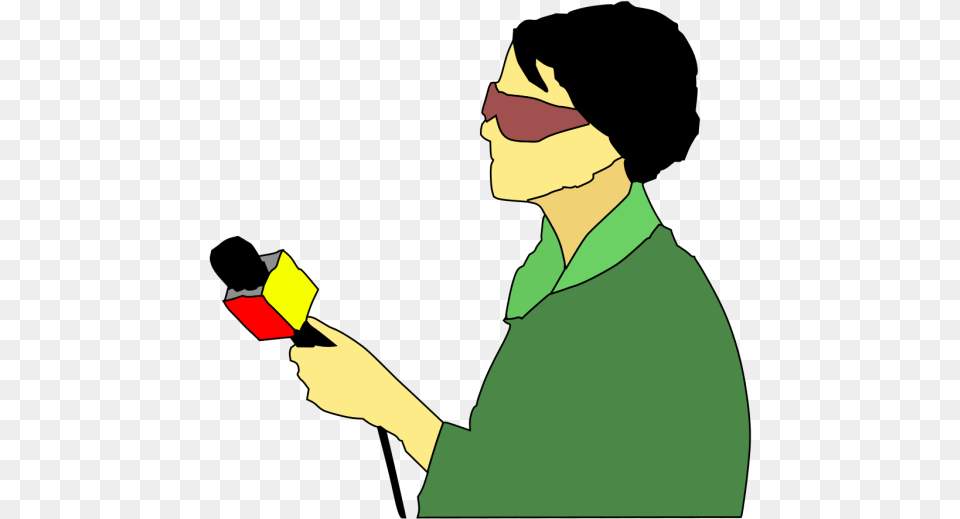 Tv News Reporter Svg Clip Art For Web Download Clip News Reporter Cartonn, Adult, Female, Person, Woman Free Transparent Png